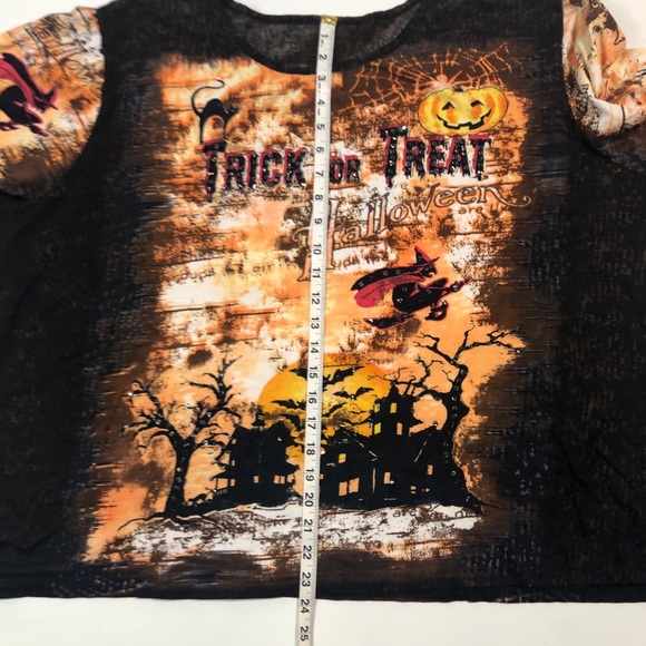 Halloween t-shirt with sequins size 4X - Picture 6 of 7